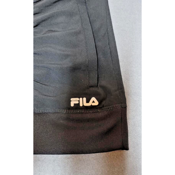 FILA Women Athletic Jacket Windbreaker Moisture Wicking Black Zip Up - XS - Picture 6 of 10
